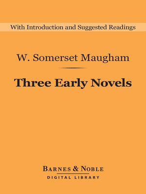 cover image of Three Early Novels